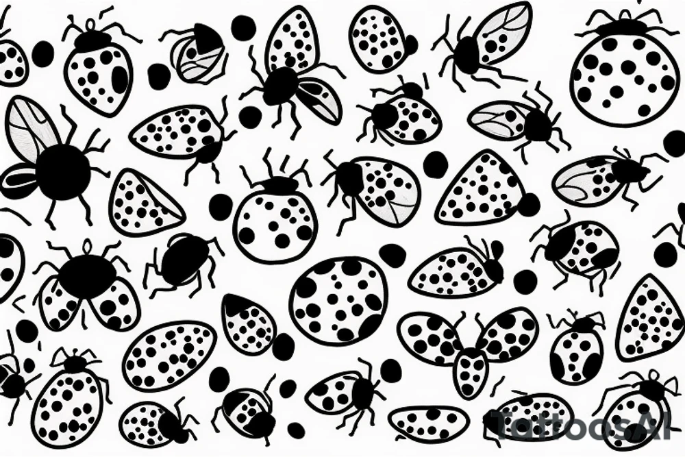 words HAVE Love with a lady bug tattoo idea