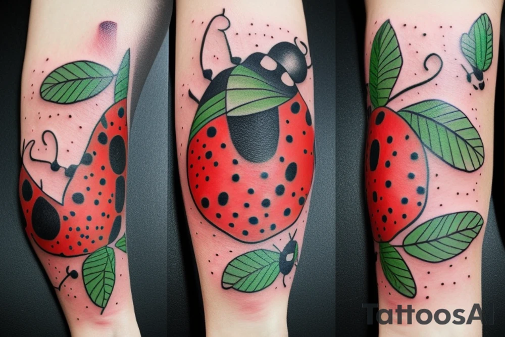 HAVE Love with a lady bug tattoo idea