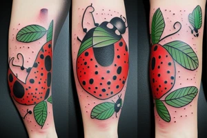 HAVE Love with a lady bug tattoo idea