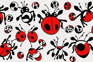 HAVE Love with a lady bug tattoo idea