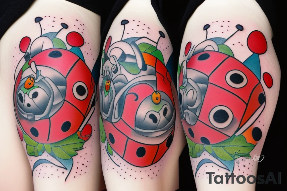 HAVE Love with a lady bug tattoo idea