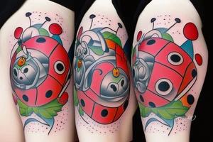 HAVE Love with a lady bug tattoo idea