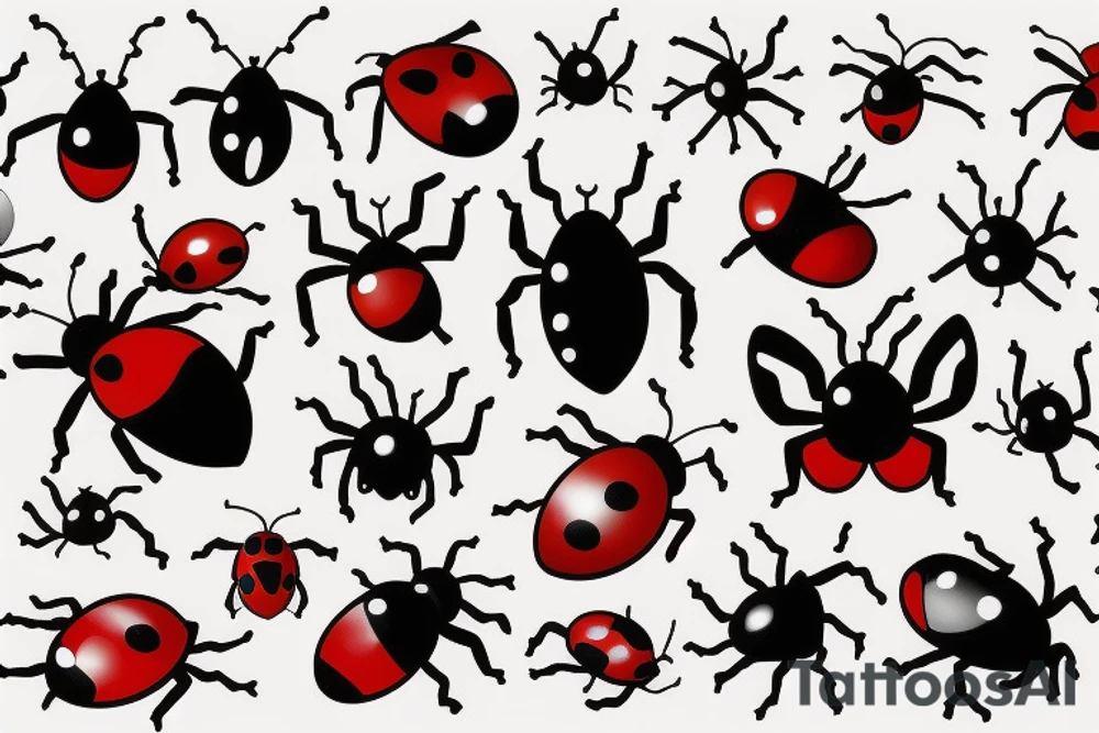 Lady bug tattoo idea
