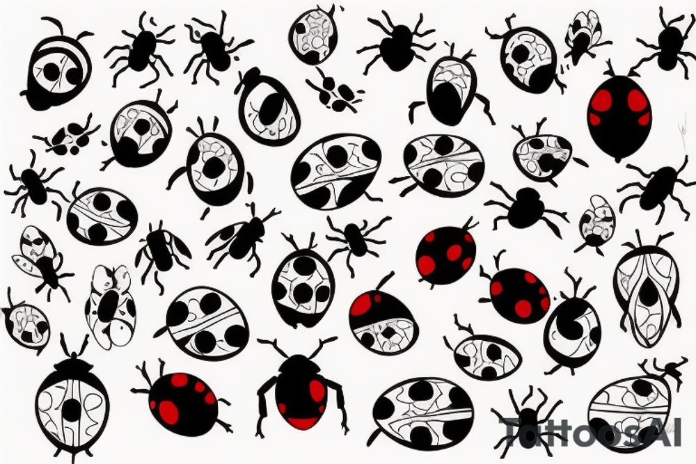 Lady bug tattoo idea