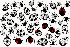 Lady bug tattoo idea