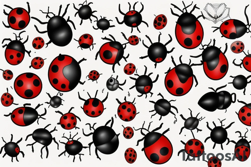 Lady bug tattoo idea