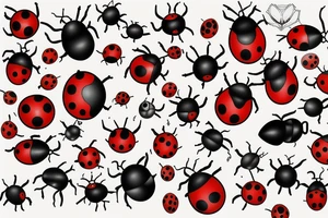 Lady bug tattoo idea