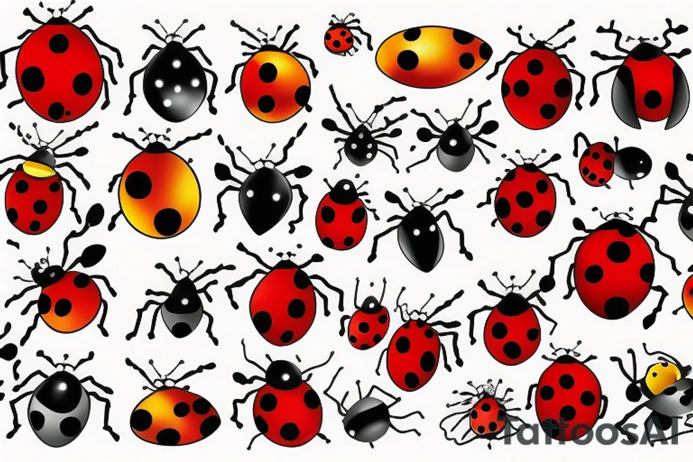 Lady bug tattoo idea