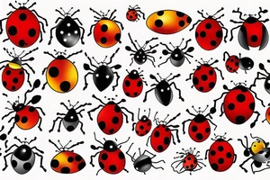 Lady bug tattoo idea