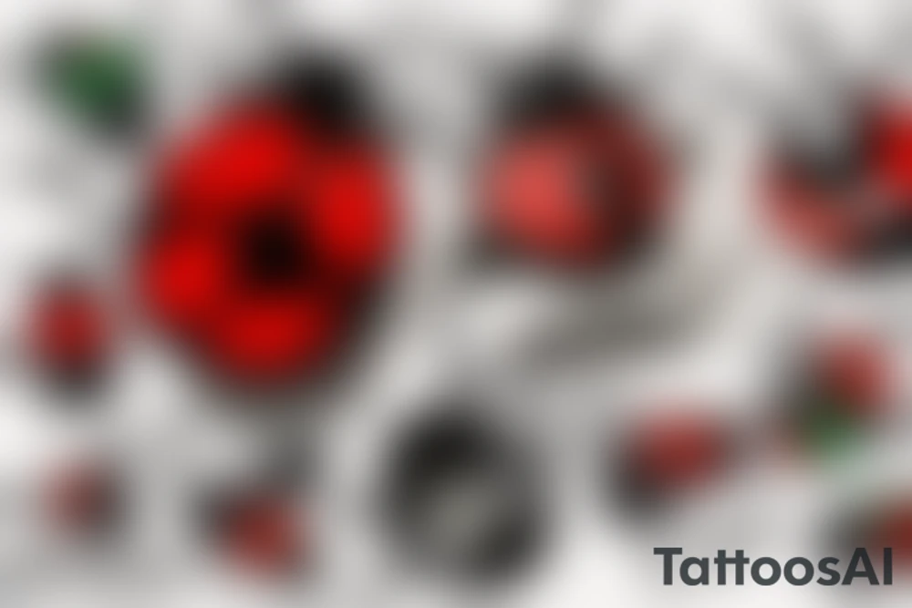 evil lady bug tattoo idea