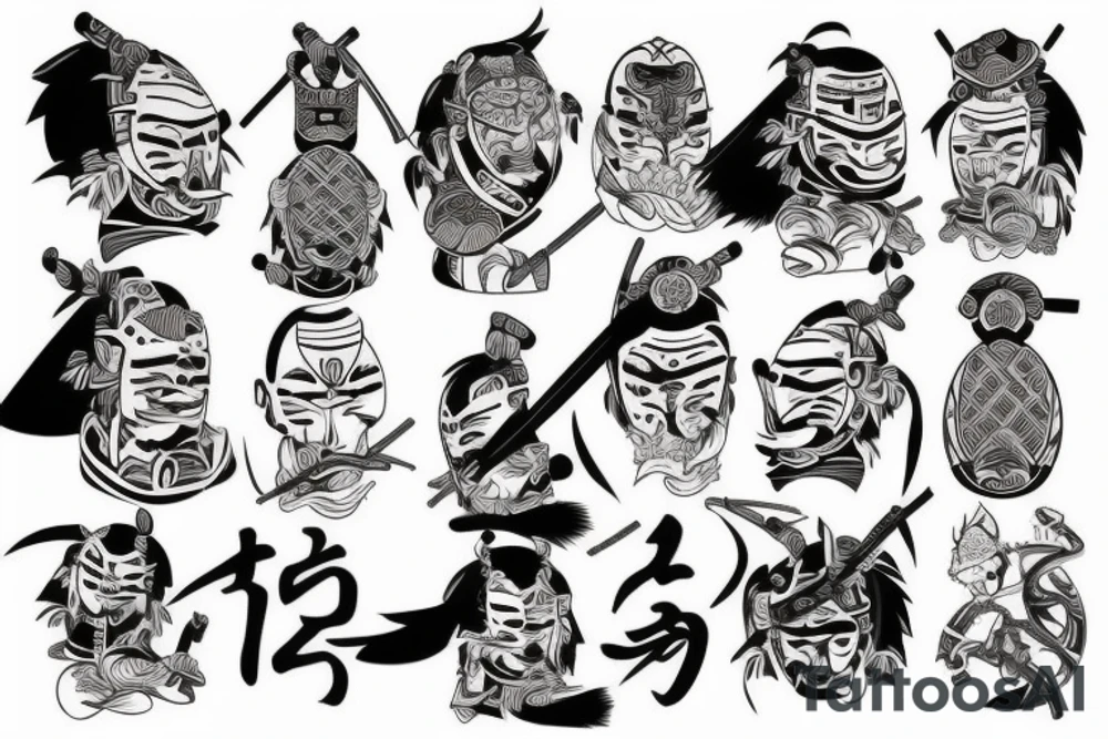 samurai tattoo idea