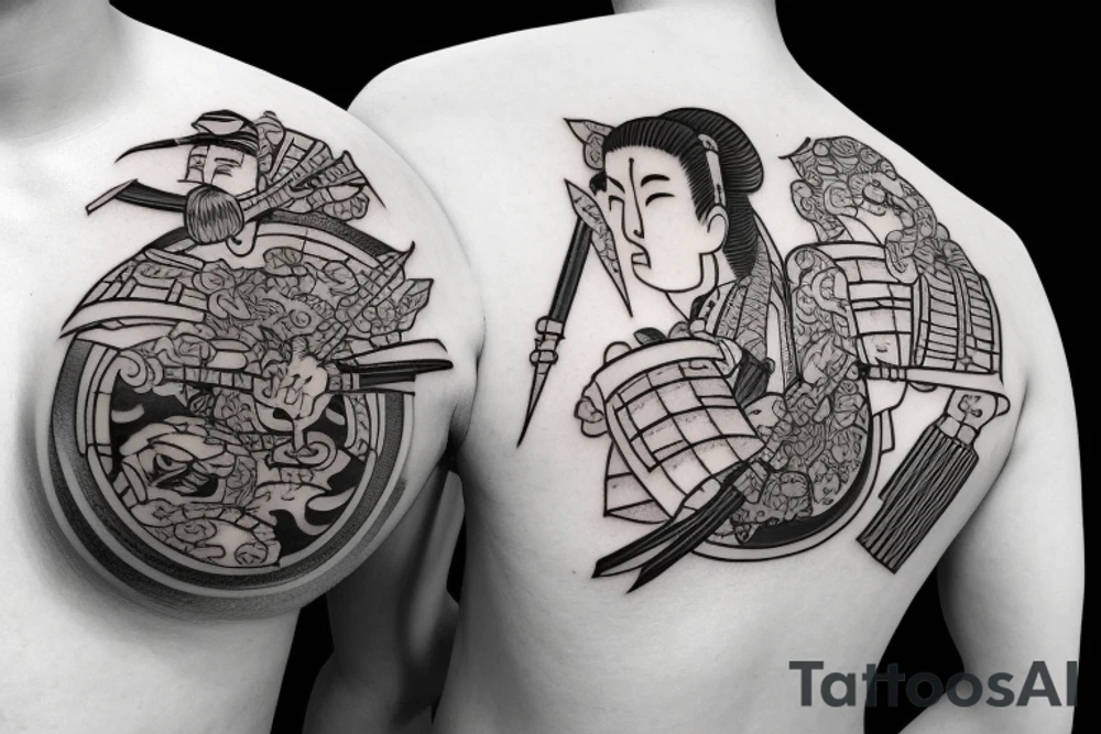 samurai tattoo idea