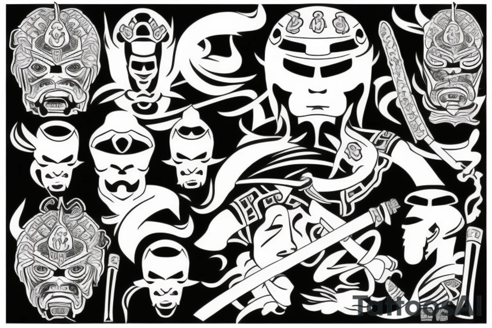 samurai tattoo idea