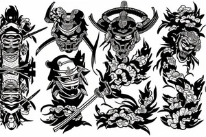 samurai tattoo idea