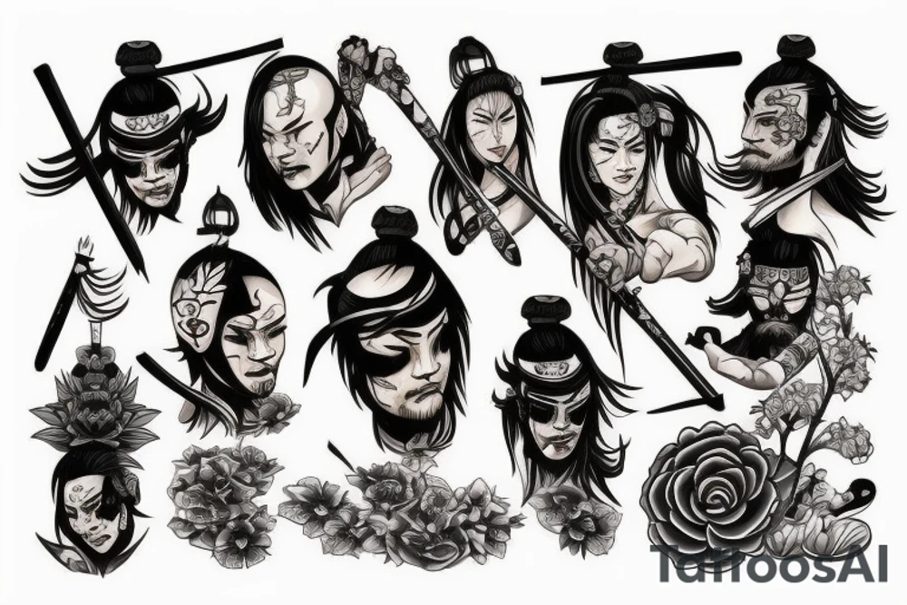 samurai tattoo idea