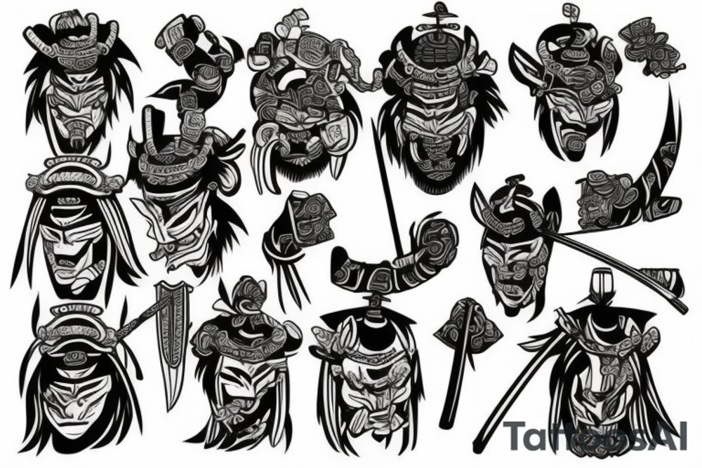 samurai tattoo idea