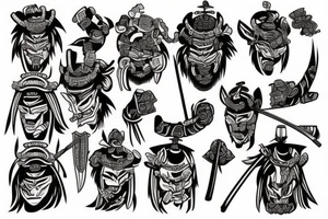 samurai tattoo idea