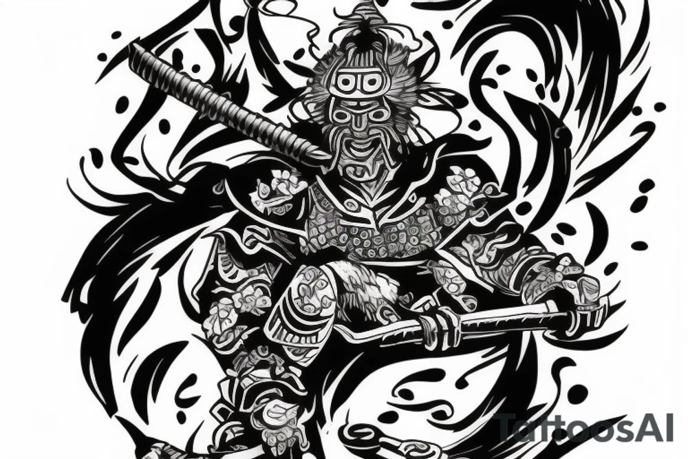 samurai tattoo idea