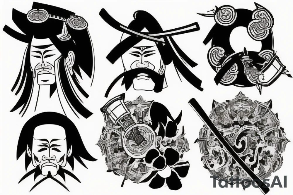 samurai tattoo idea