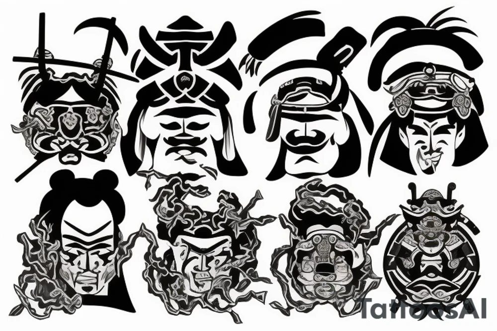 samurai tattoo idea