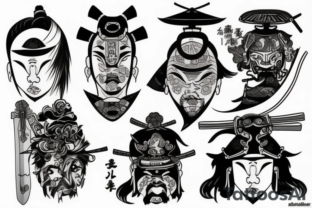 samurai tattoo idea