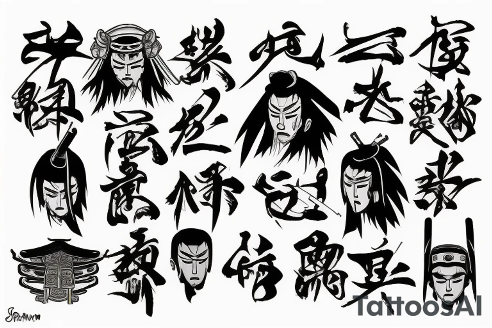 samurai tattoo idea