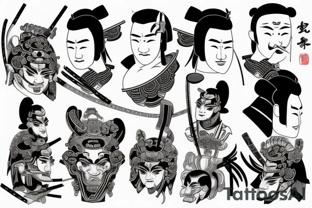 samurai tattoo idea