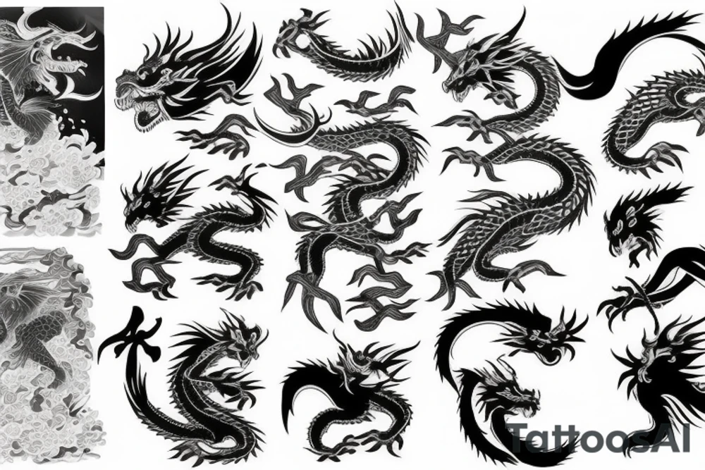 dragon tattoo idea
