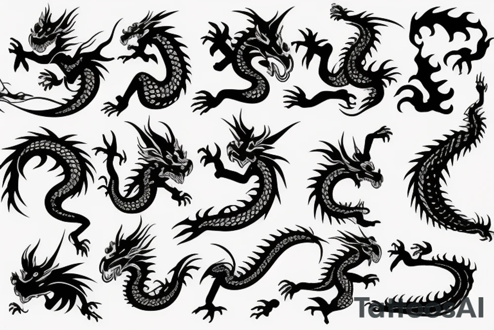 dragon tattoo idea