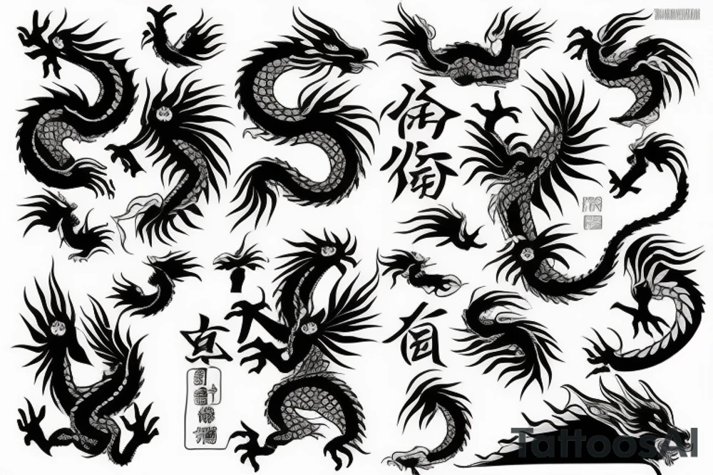 dragon tattoo idea