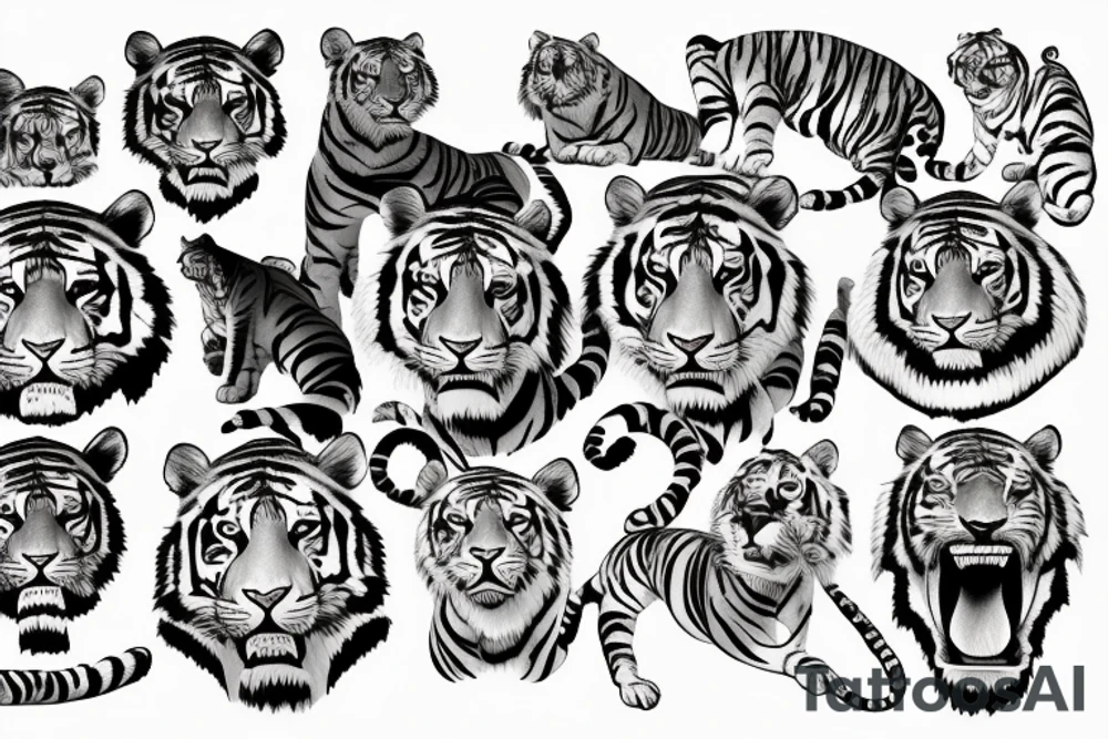 tiger tattoo idea