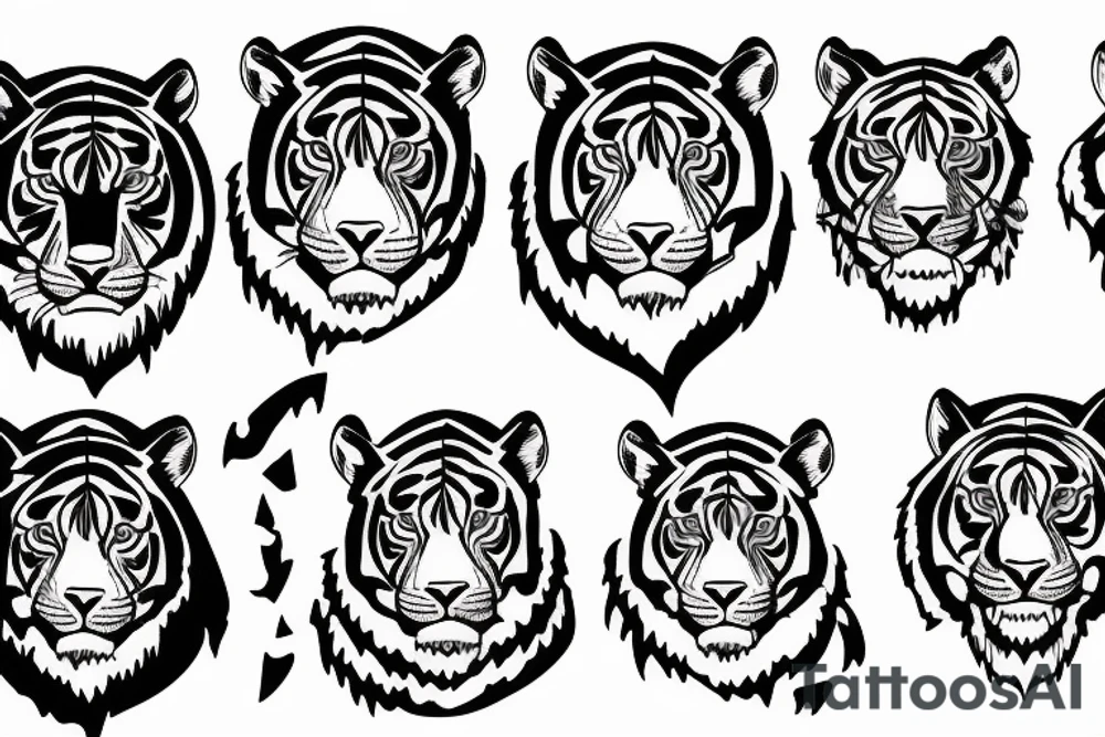 tiger tattoo idea