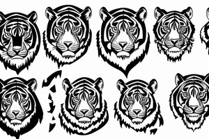 tiger tattoo idea