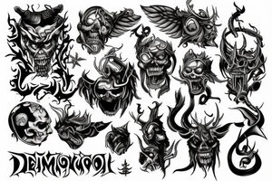 demon tattoo idea