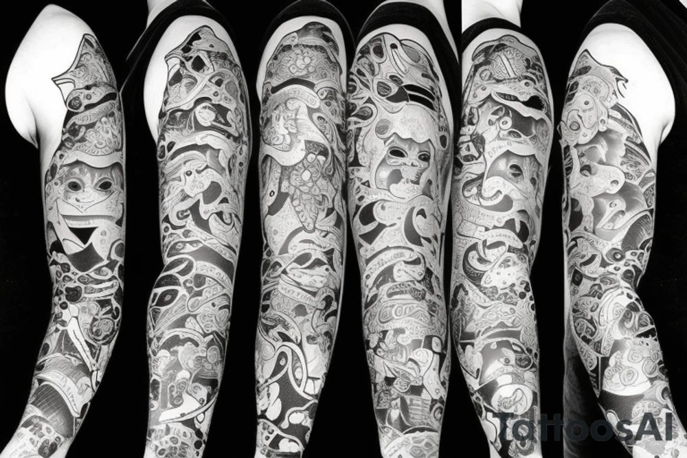 oni ungry tattoo idea