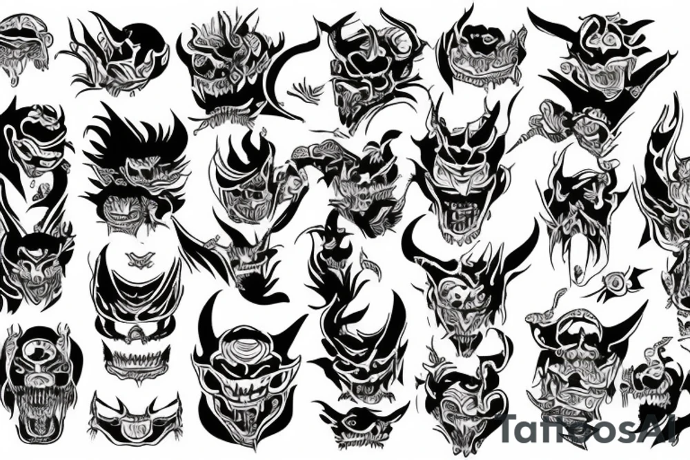 demonio tattoo idea