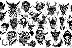 demon tattoo idea