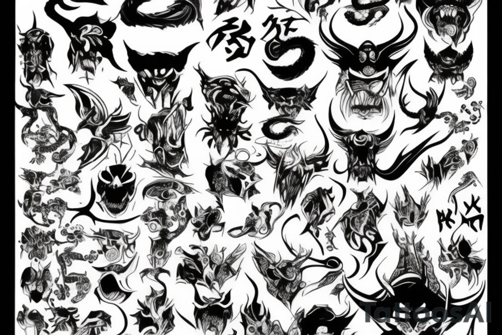demon tattoo idea