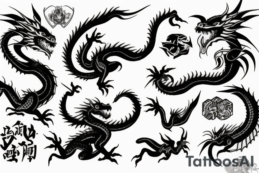 dragon tattoo idea