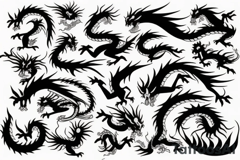 dragon tattoo tattoo idea