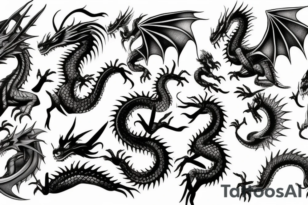 dragon tattoo idea