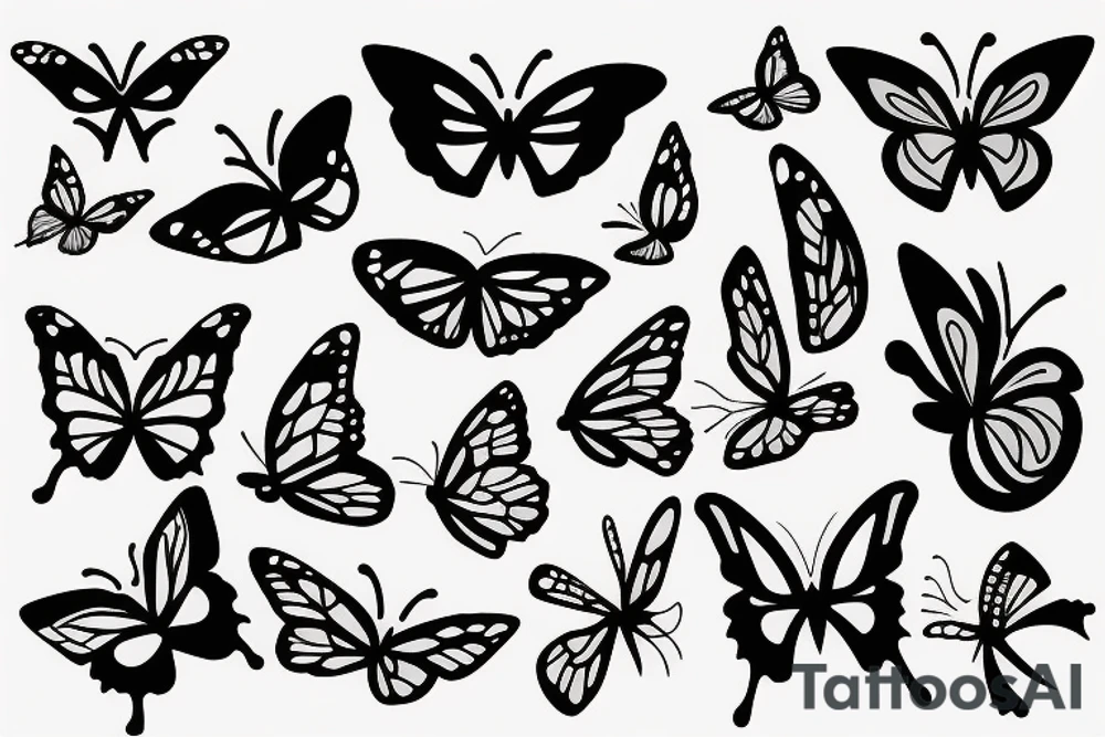 butterfly tattoo idea