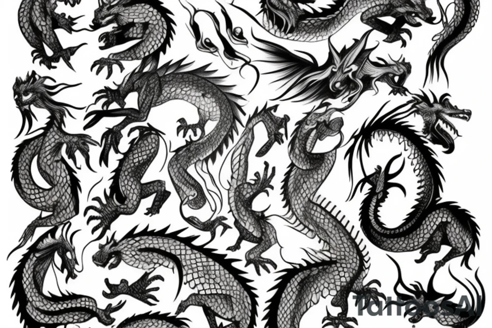 dragon tattoo idea