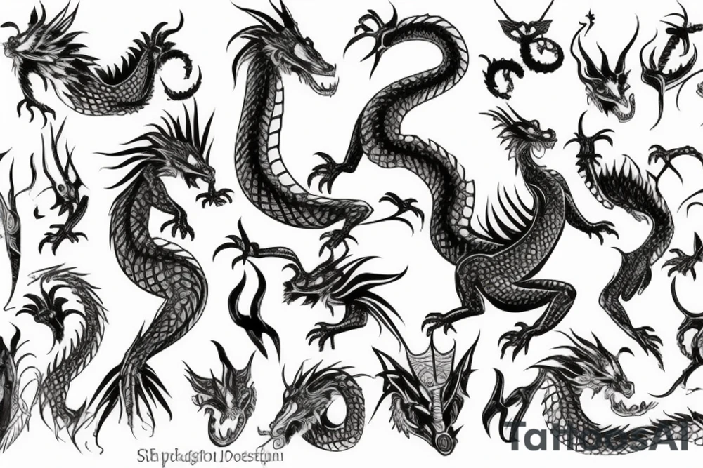 dragon tattoo idea
