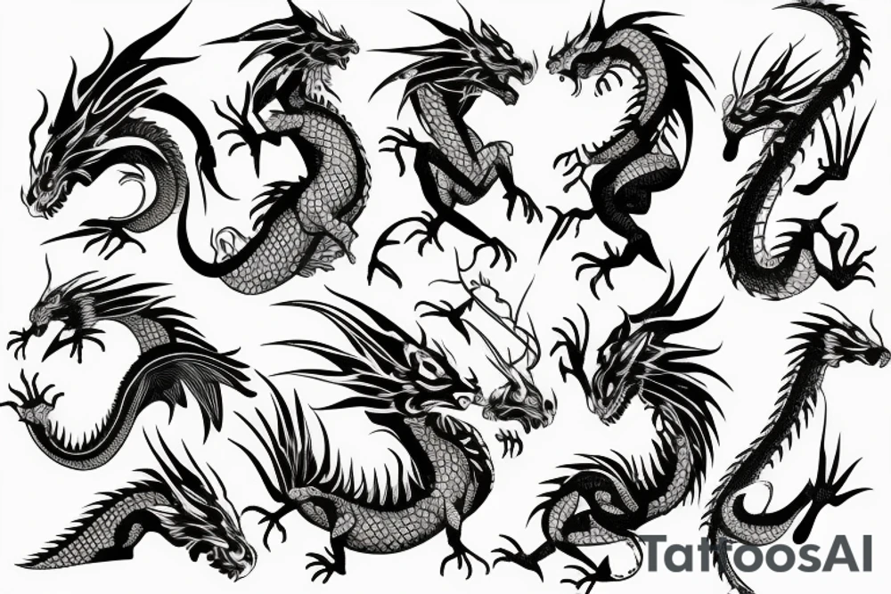 dragon tattoo idea