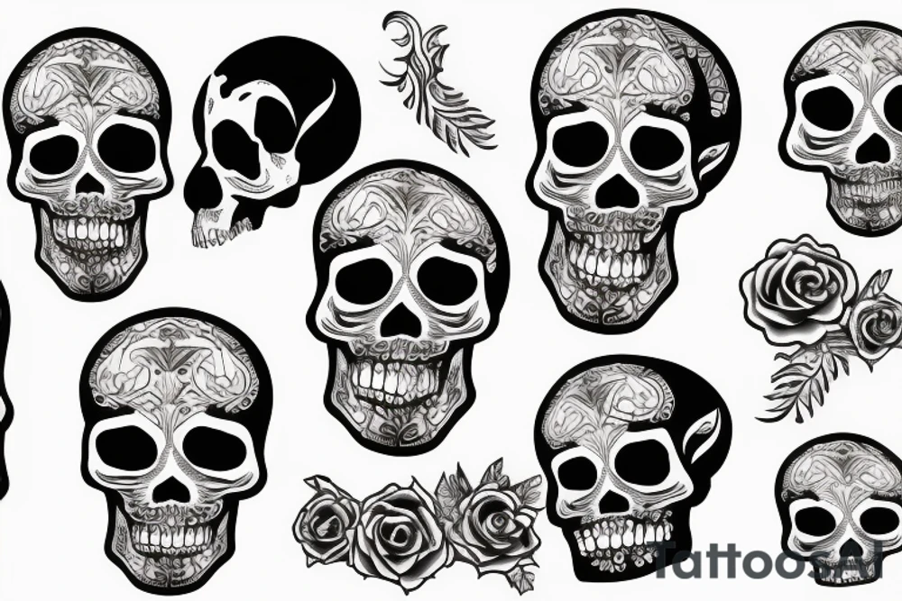 skull tattoo idea