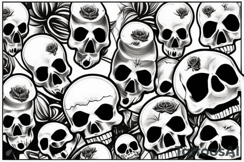 skull tattoo idea