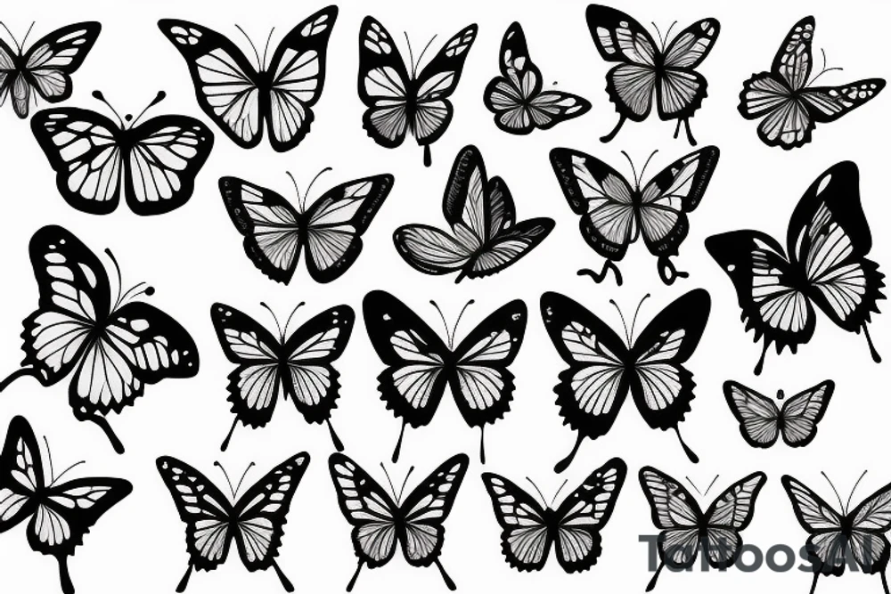 butterfly tattoo idea