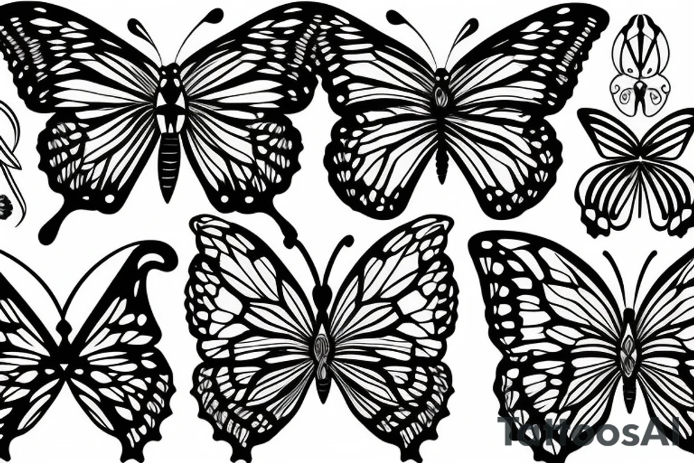 butterfly tattoo idea