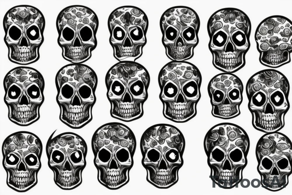 skull tattoo idea